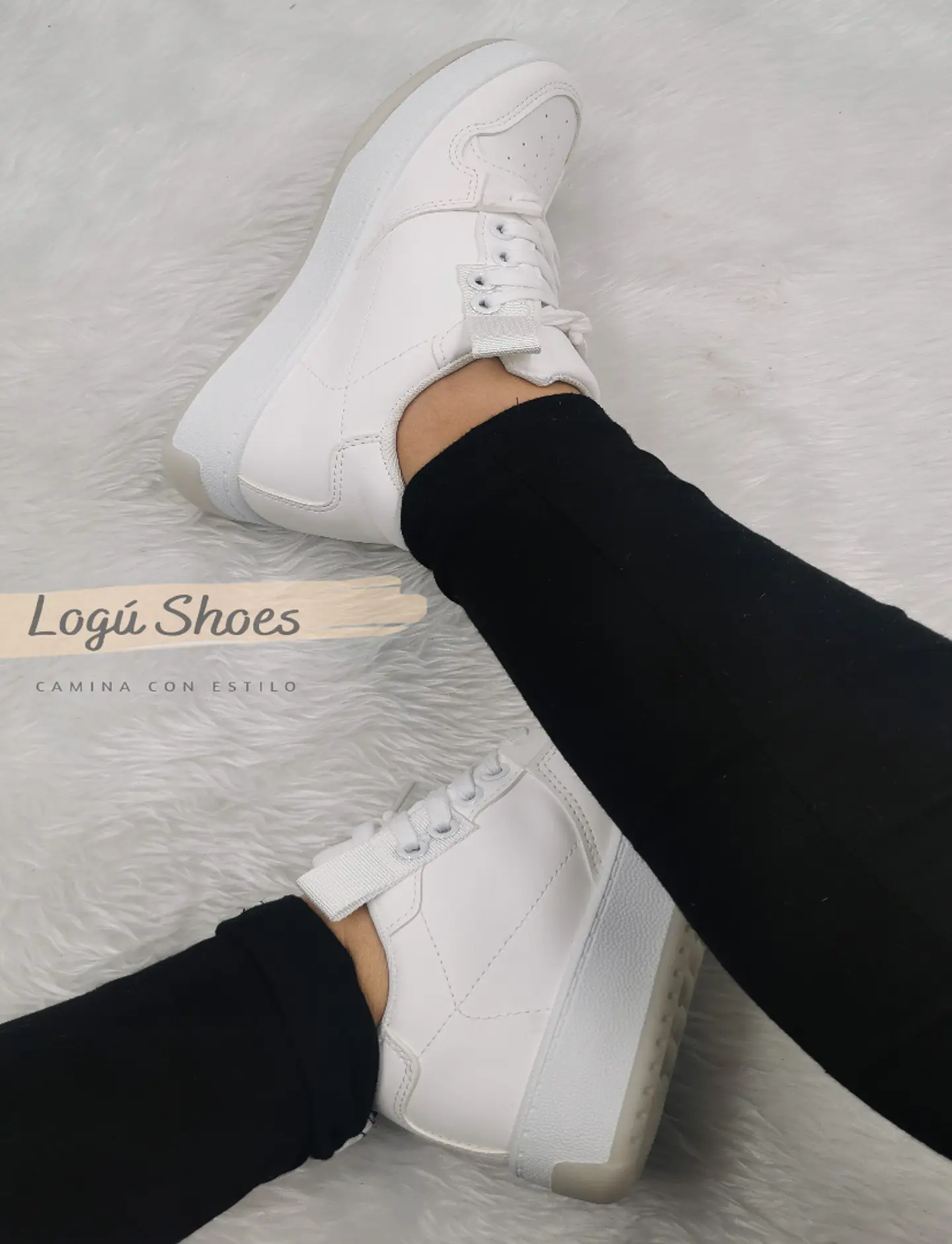 Zapatilla Mujer Azia blanca 2