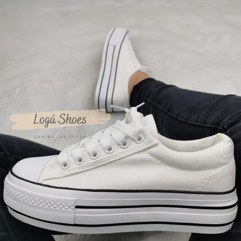 Zapatilla Mujer Lía white 1