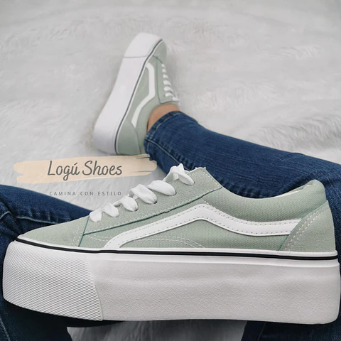 Zapatilla Mujer Isa verde