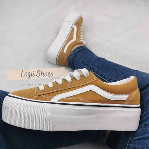 Zapatilla Mujer Isa Mostaza