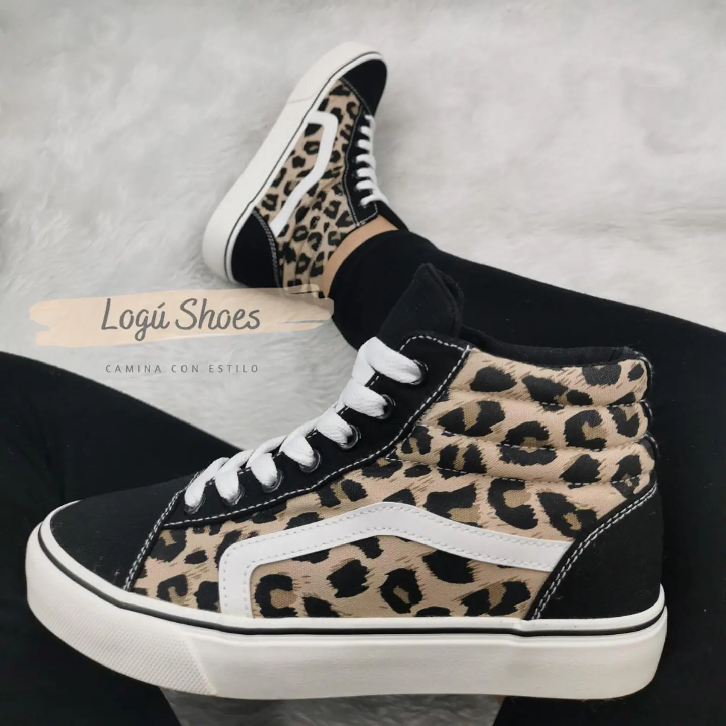 Zapatilla Mujer Mary Leopardo 1