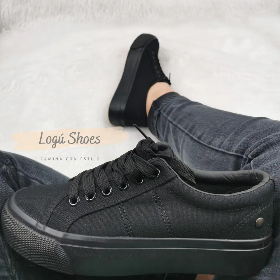 Zapatilla Mujer Dana All black 1