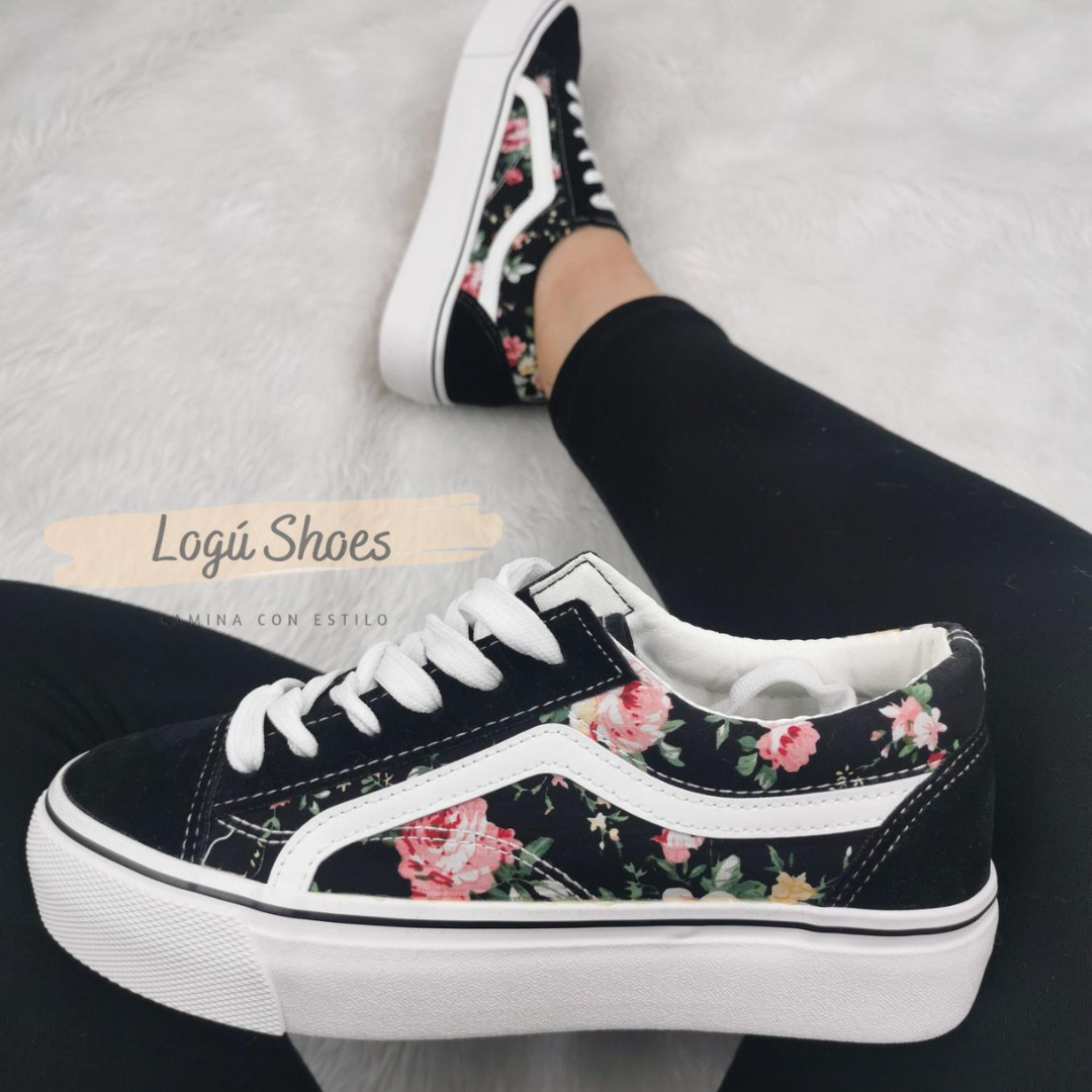 Zapatilla Urbana Mujer New Walk Black