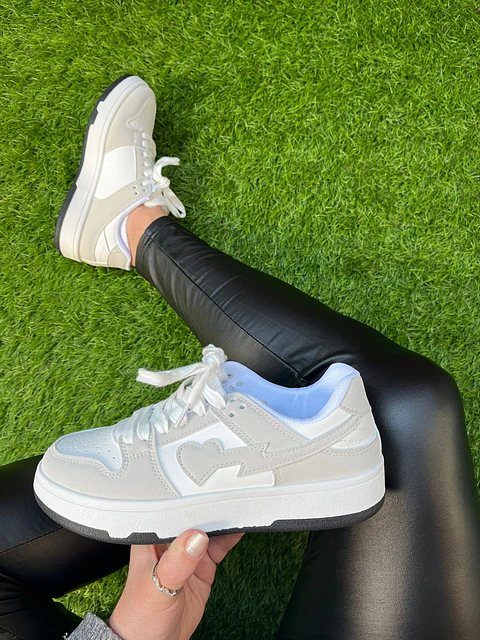 Zapatilla Mujer Mor Gris