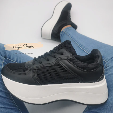 Zapatilla de Mujer Pauli Negra