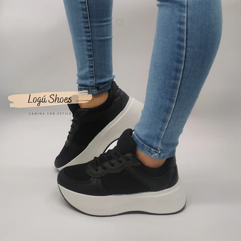 Zapatilla de Mujer Pauli Negra