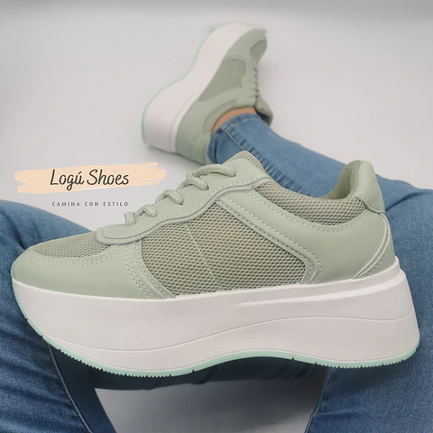 Zapatilla de Mujer Pauli Verde 