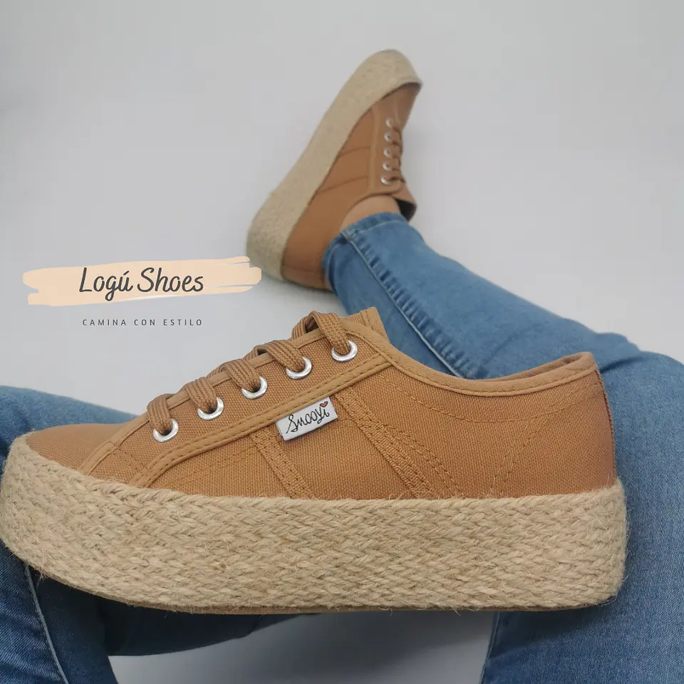 Zapatilla de Mujer Pia Khaki 1