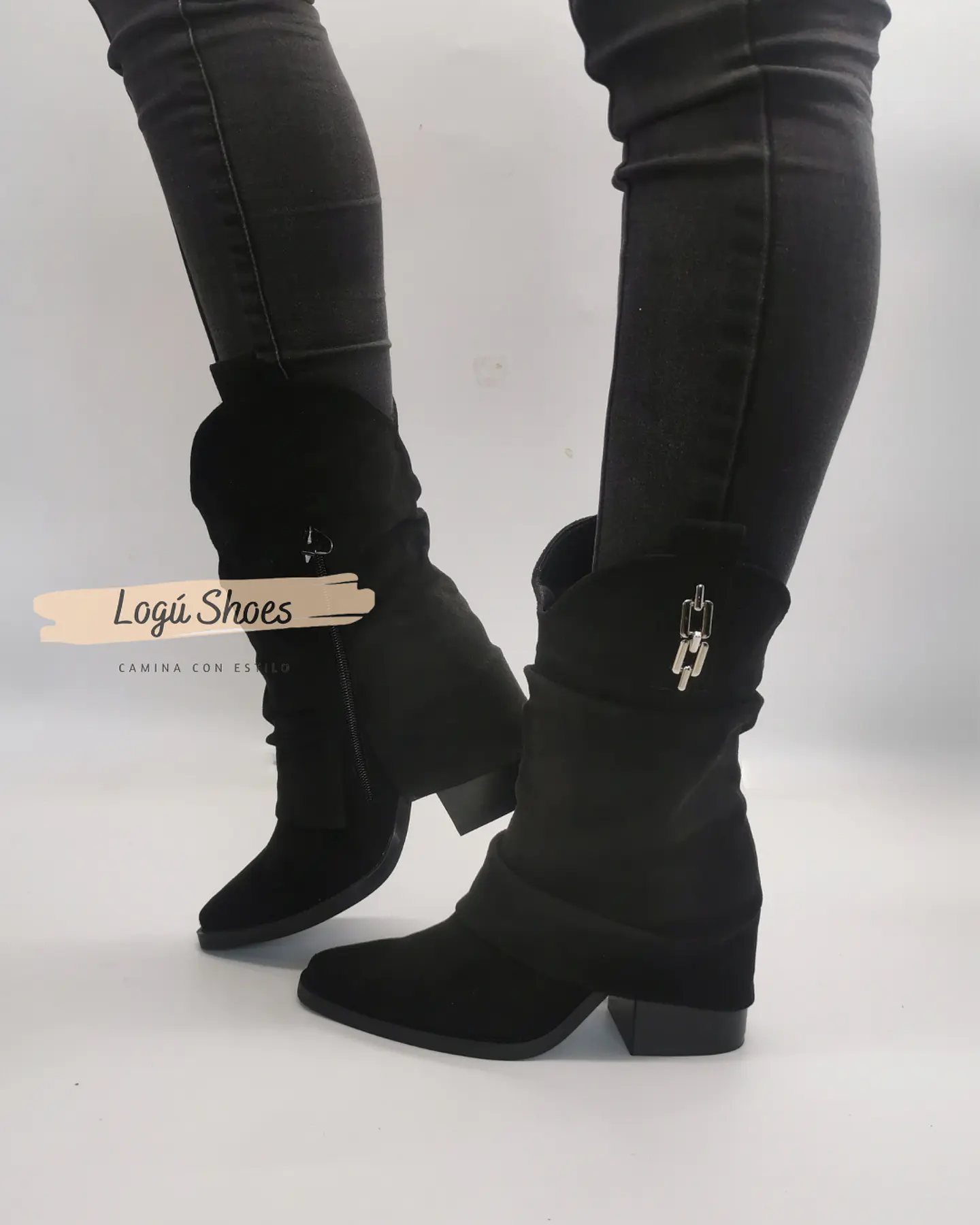 Bota mujer Ale Negra 3
