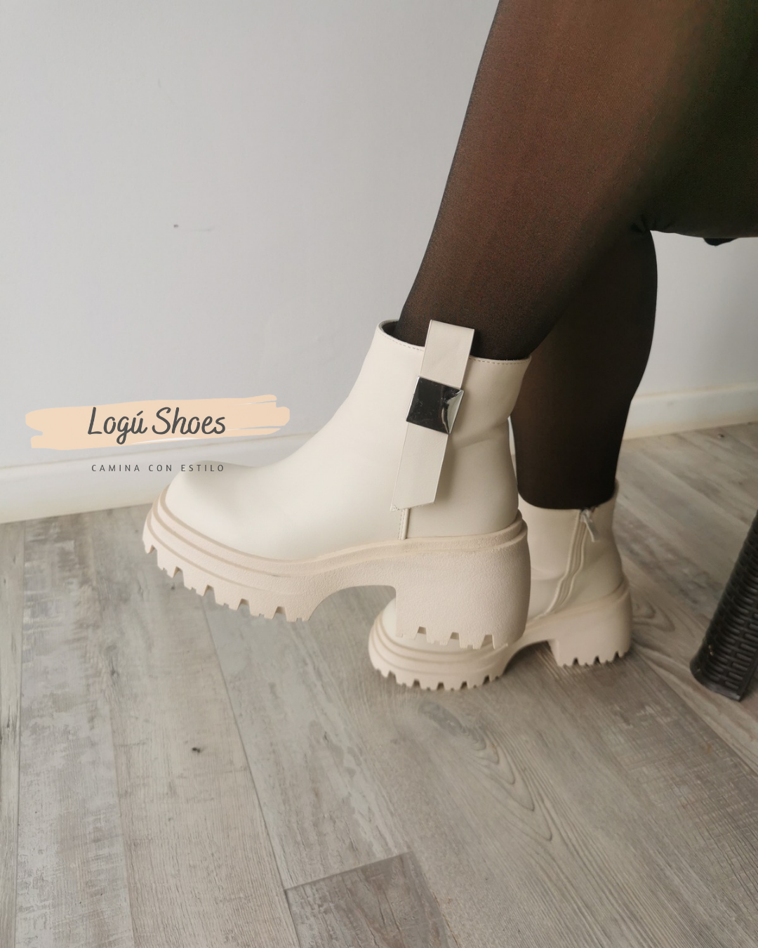 Botín Leila Beige