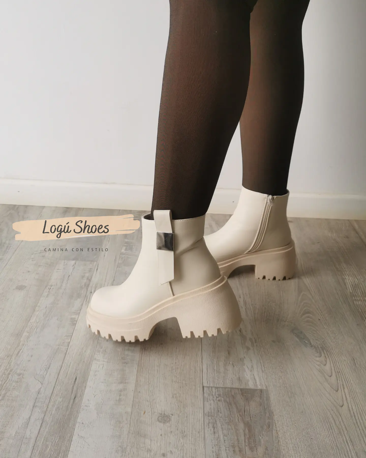 Botín Leila Beige 3