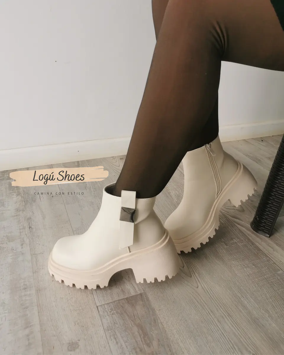 Botín Leila Beige 2