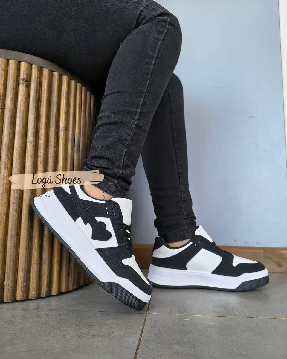 Zapatilla de mujer Mor Negra 3