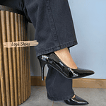 Stiletto Negro Charol