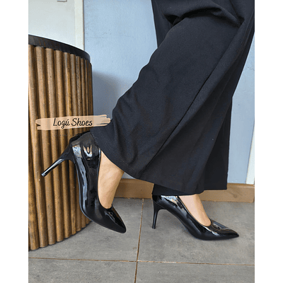 Stiletto Negro Charol