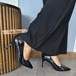 Stiletto Negro Charol