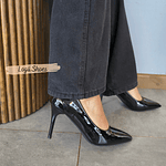 Stiletto Negro Charol