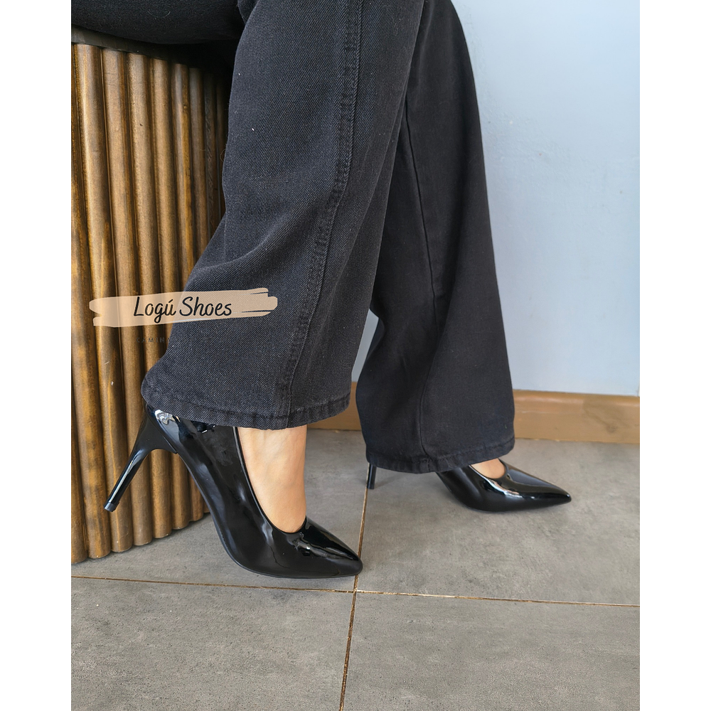 Stiletto Negro Charol