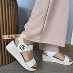 Sandalia Plataforma Blanca 