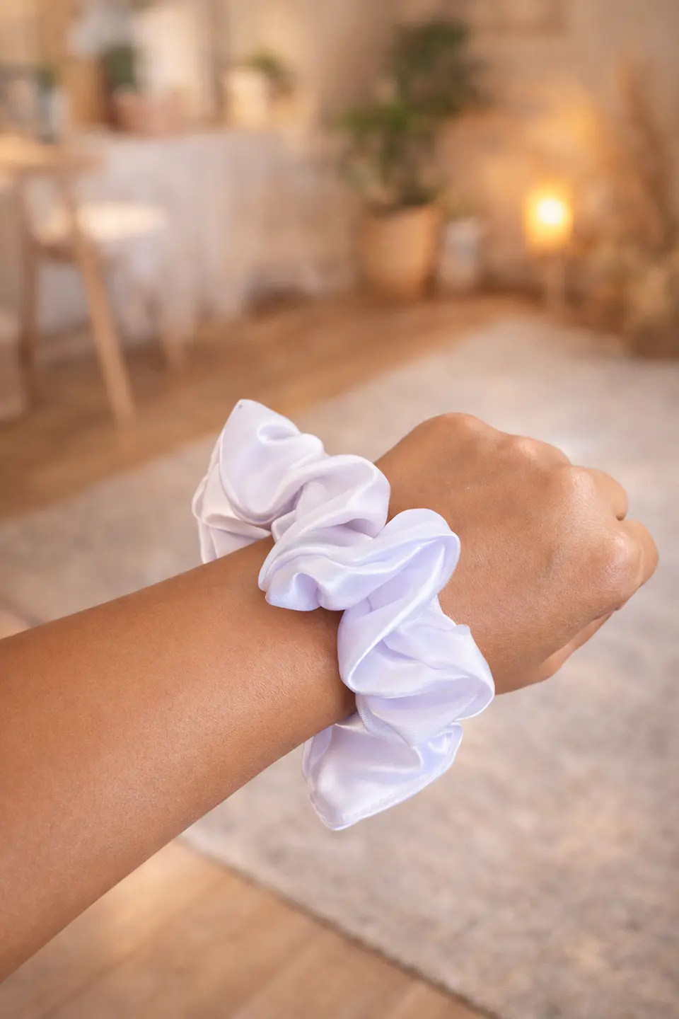 Scrunchies de Satín Mediano Colores 1