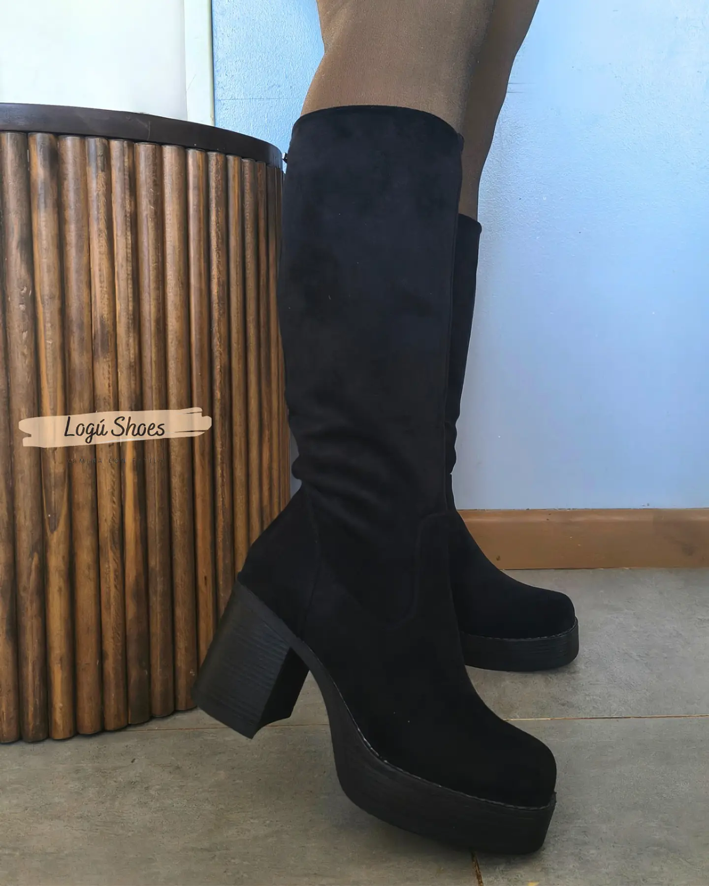 Bota Bratz Gamuza Negra 3
