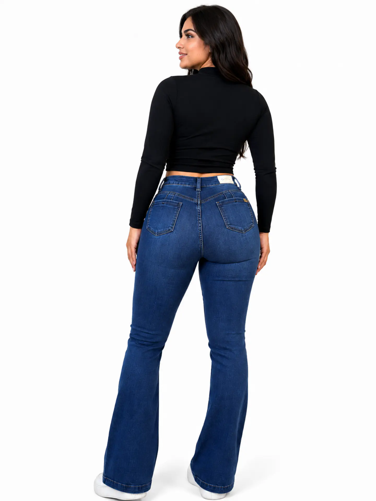 Jeans Flare Azul Clásico 2
