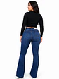 Jeans Flare Azul Clásico - Miniatura 2