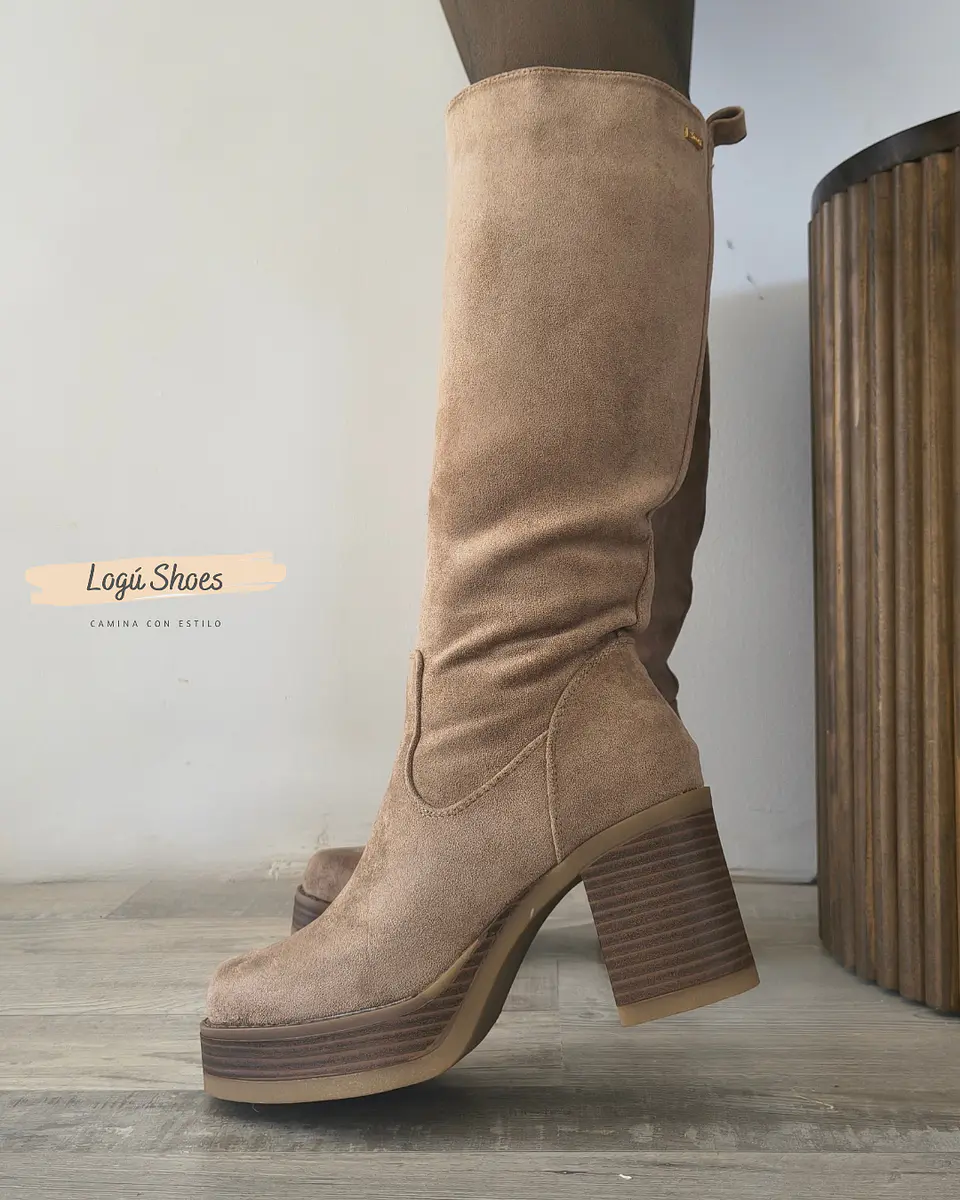 Bota Bratz Gamuza Beige 3
