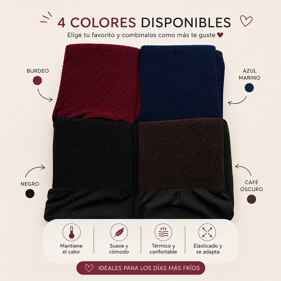 Pantys de Polar Mujer – Colores 4