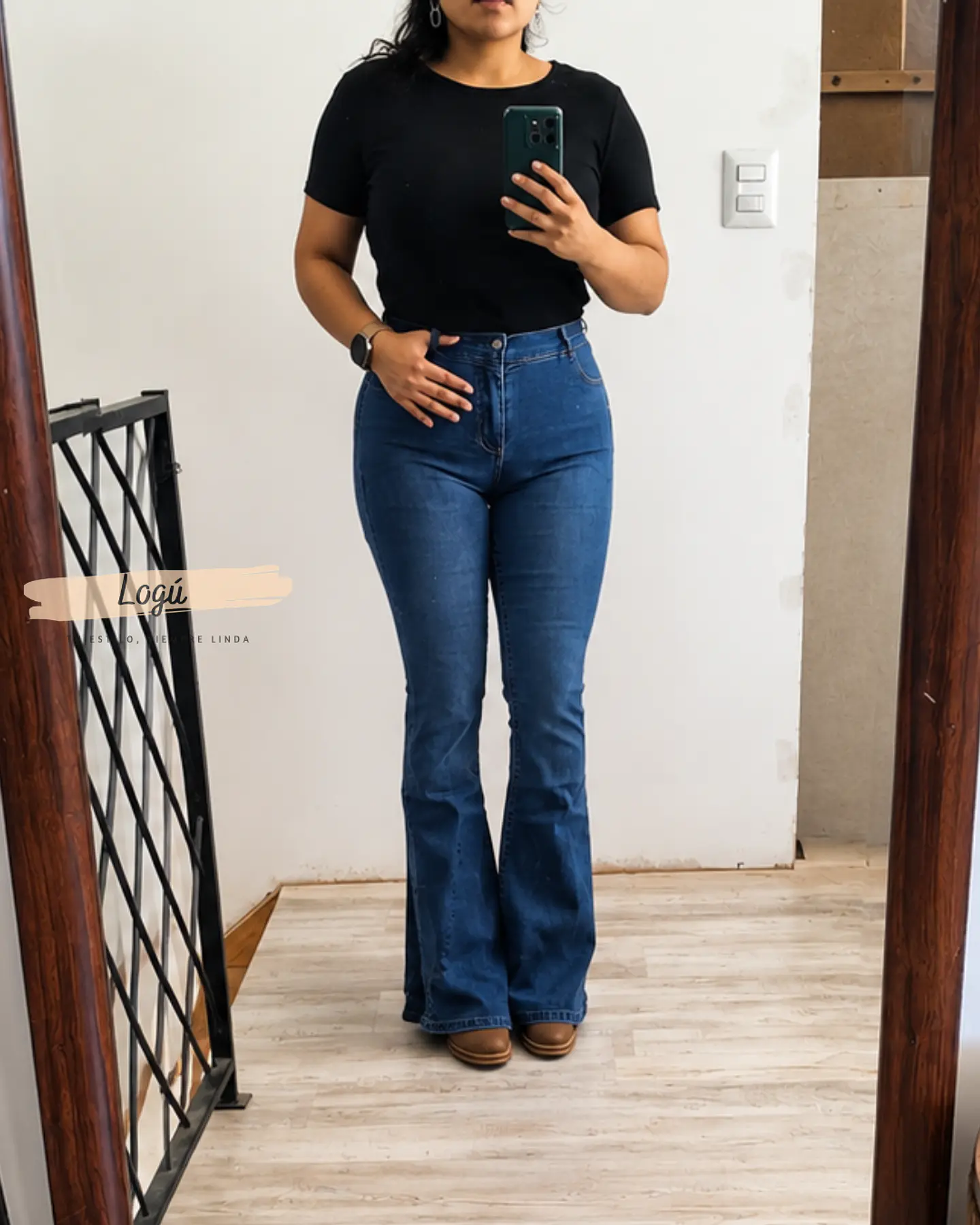 Jeans Flare Azul V 2