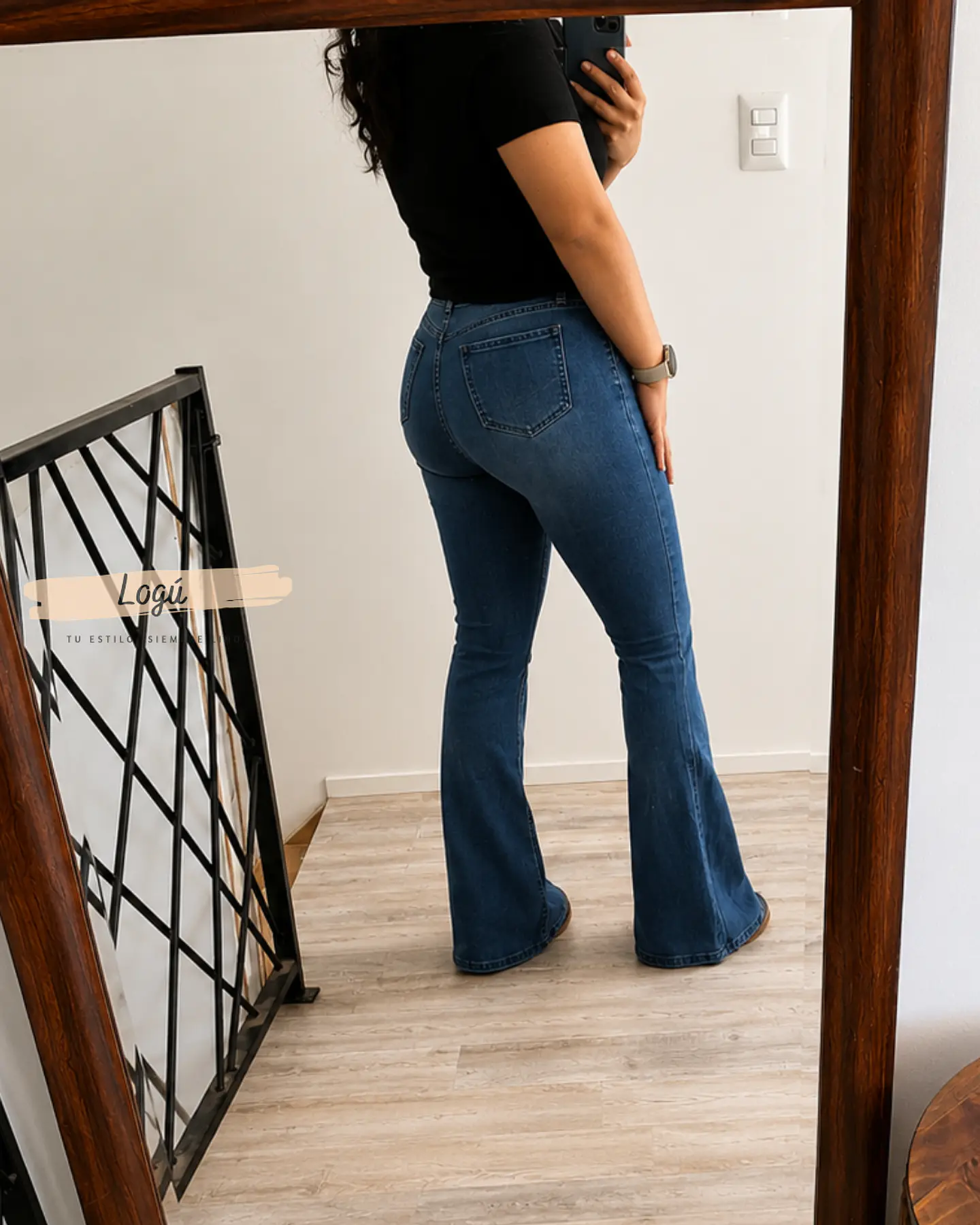 Jeans Flare Azul V 3