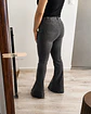 Jeans Flare Gris Botones - Miniatura 4