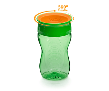 Vaso Antiderrame Wow Cup 360 Verde