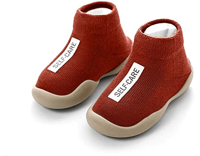 Zapatos Calcetines Primeros Pasos Rojos M