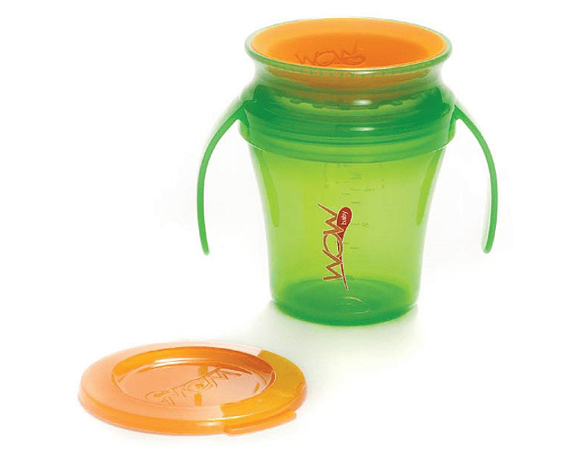 Vaso Antiderrame 360 Con Asas Verde