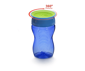 Vaso Antiderrame 360 Wow Cup Azul