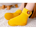 Zapatos Calcetines Invierno Amarillo León S