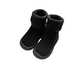 Zapatos Calcetines Invierno Negro Flor XL