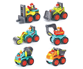 Pack de 6 Vehículos de Construcción