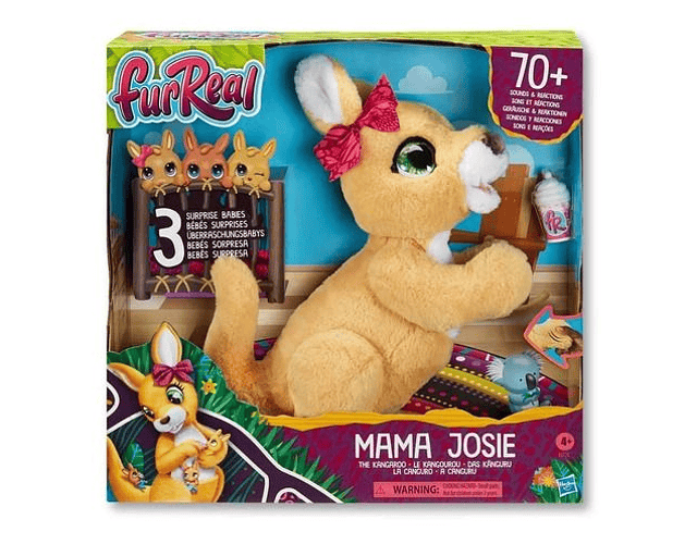 Furreal Mama Josie Y Sus Canguros Hasbro 