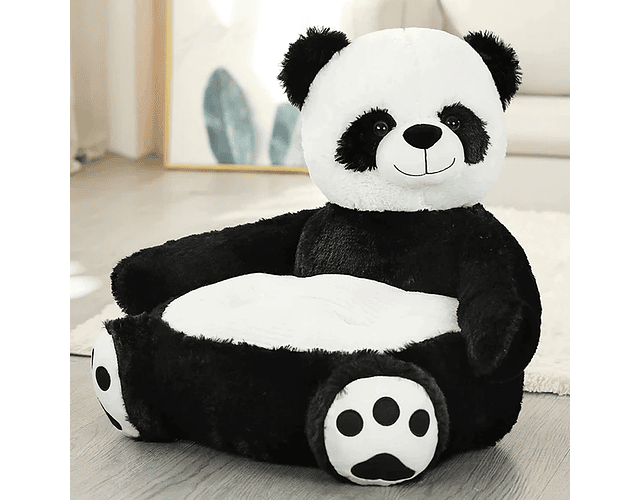 Puff de Peluche Panda