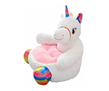 Puff de Peluche Unicornio