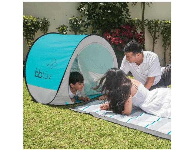 Carpa de juegos pop-up Bbluv anti-UV con con Mosquitero