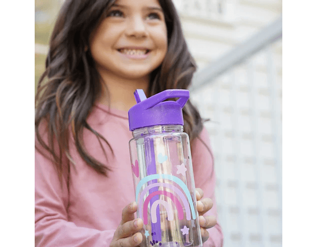 Botella de agua de doble pared con bombilla Melii 300 ML