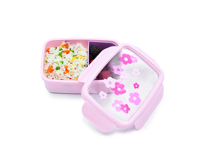 Lonchera bento box con compartimientos 880 ml Melii