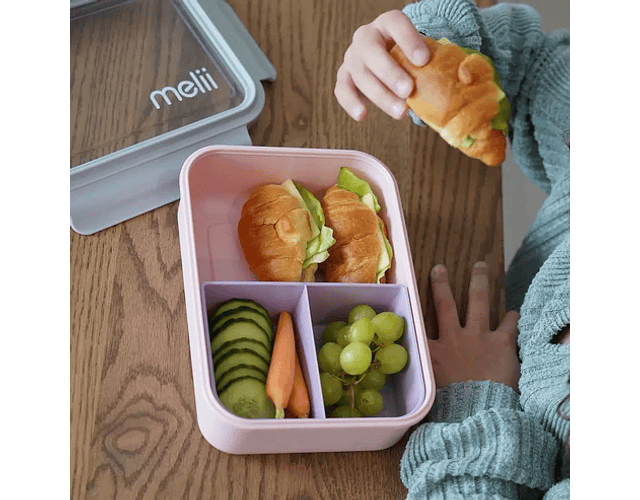 Lonchera bento con compartimientos 1250 ml