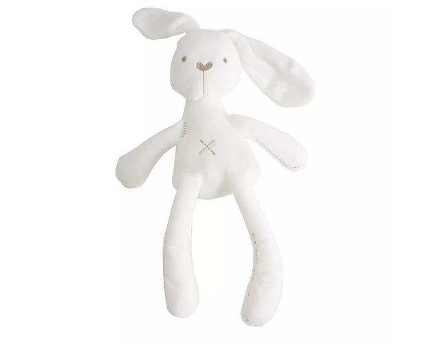 Peluche de Apego Conejito Blanco para Bebés
