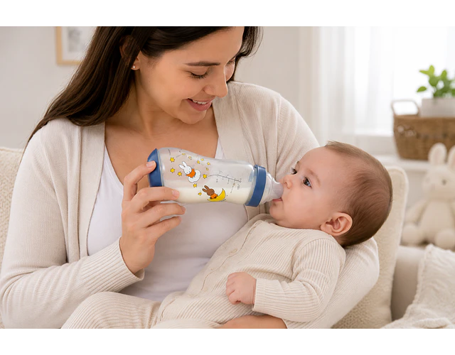 Mamadera Difrax S Anticólicos 250 ml – Miffy