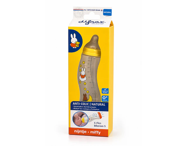 Mamadera Difrax S Anticólicos 250 ml – Miffy