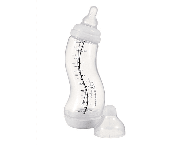 Mamadera S-Anticólicos Ancha 250ml Difrax